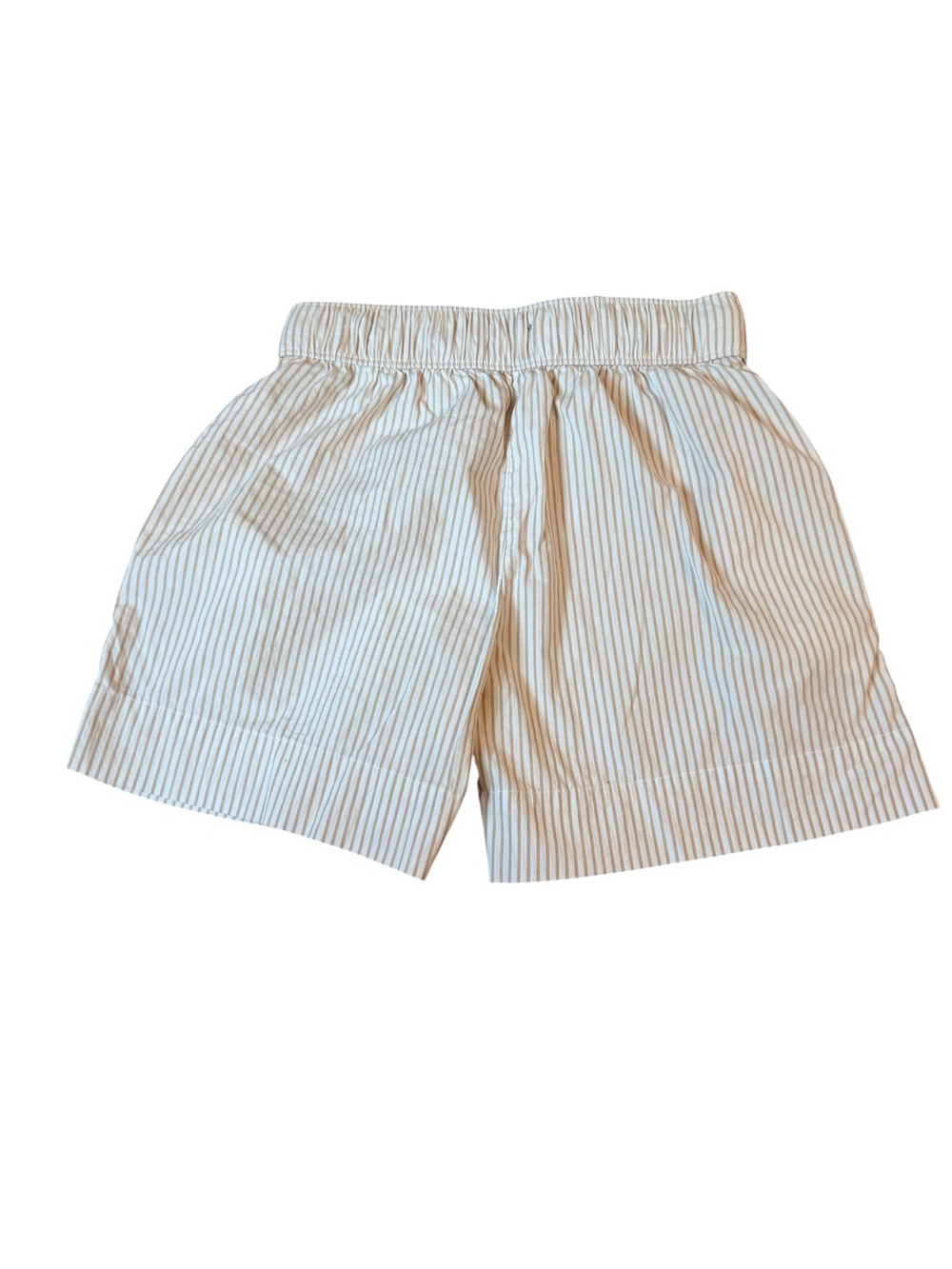 Vineyard Vines Light Beige Striped Drawstring Women’s Shorts - Picture 2 of 4